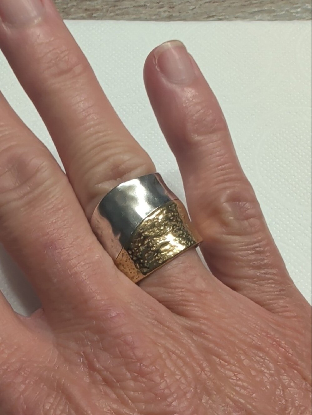 Silpada Rain or Shine Wide Band Ring - Picture 4 of 4